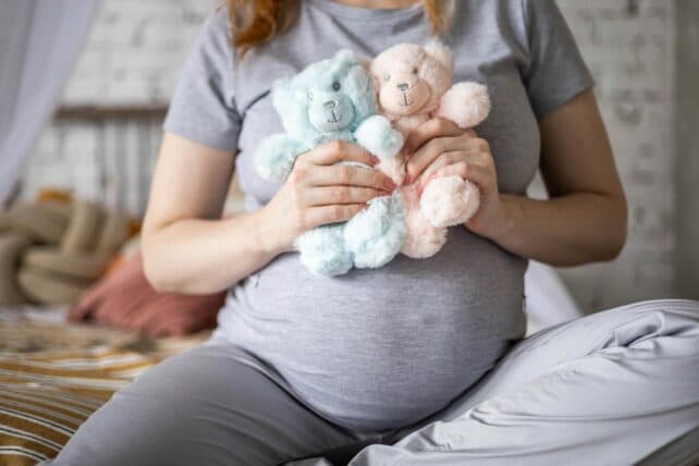 mamma in attesa di gemelli