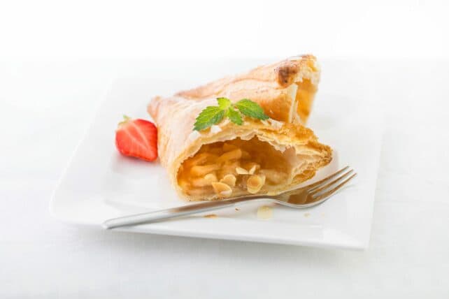 mini strudel alla frutta